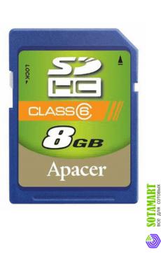Apacer SD SDHC 8GB Class 6