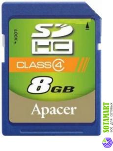 Apacer SD SDHC 8GB Class 4