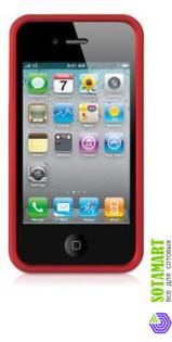 Чехол для Apple iPhone 4 Griffin Outfit Ice Red