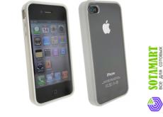 Чехол для Apple iPhone 4 Fonerange FSIP4WNW прозрачный