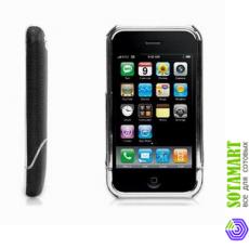 Чехол-бампер для Apple iPhone 4 Griffin Elan Frame Chrome