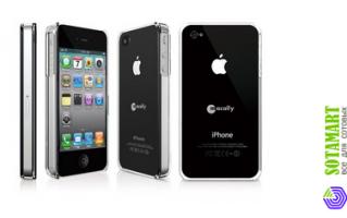 Чехол для Apple iPhone 4 Macally MetroC Protective Snap-On Case пластиковый