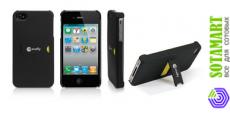 Чехол для Apple iPhone 4 Macally Kickstand пластиковый