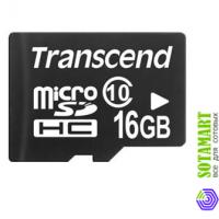 Transcend MicroSDHC 16GB Class 10