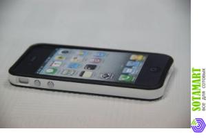 Чехол-бампер для Apple iPhone 4 Red Line iBox 011