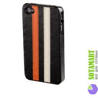 Чехол-футляр для Apple iPhone 4 HAMA Stripe пластиковый