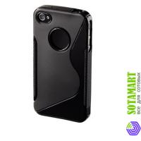 Чехол-футляр для Apple iPhone 4 HAMA TPU Combi Case пластиковый