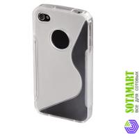 Чехол-футляр для Apple iPhone 4 HAMA TPU Combi Case пластиковый