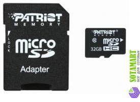 Patriot MicroSDHC 32GB Class 10