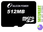 Silicon Power MicroSD 512MB