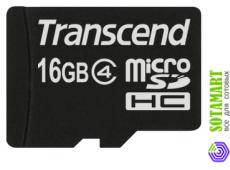 Transcend MicroSDHC 16GB Class 4