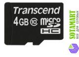 Transcend MicroSDHC 4GB Class 10 TS4GUSDHC10
