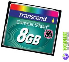 Transcend Compact Flash CF 8GB 266X TS8GCF266
