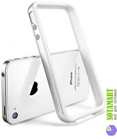 Чехол-бампер для Apple iPhone 4 SGP Neo Hybrid 2s Snow SGP08352
