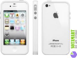 Чехол-бампер для Apple iPhone 4S SGP Neo Hybrid 2s Snow SGP08353