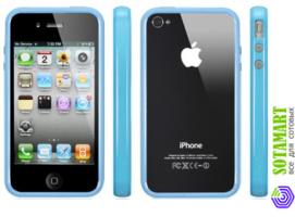 Чехол-бампер для Apple iPhone 4 SGP Neo Hybrid 2s Snow SGP08354