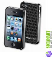Чехол для Apple iPhone 4 Cellular Line Momo Design Carbon MOMOCFIPHONE4DG