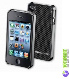 Чехол для Apple iPhone 4 Cellular Line Momo Design Carbon MOMOCFIPHONE4DG