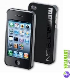 Чехол для Apple iPhone 4 Cellular Line Momo Design Cover MOMOHCIPHONE4BK