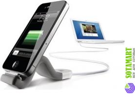 USB дата-кабель для Apple iPhone 4S Philips DLC2407 с подставкой