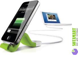 USB дата-кабель для Apple iPhone 4S Philips DLC2407 с подставкой