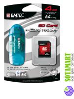 Emtec MicroSDHC 4GB 60x   USB Reader