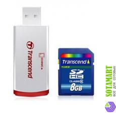 Transcend SD SDHC 8GB Class 6 P2 Combo