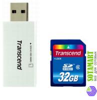 Transcend SD SDHC 32GB Class 6   SDHC Reader