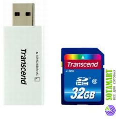 Transcend SD SDHC 32GB Class 6   SDHC Reader
