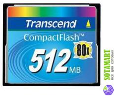 Transcend Compact Flash CF 512MB 80x