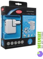 Зарядное устройство для Apple iPhone 4S Hahnel Xtras USB World Travel Charger II
