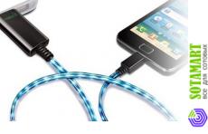 USB дата-кабель для BlackBerry Torch 9860 Dexim DWA065