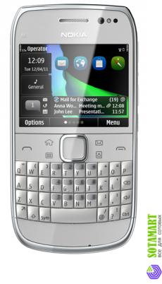 Nokia E6 Silver