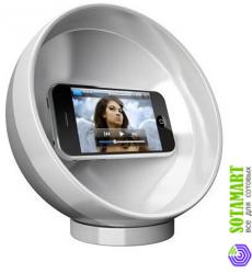 Настольный держатель для Apple iPhone 4S Clingo 07006 Parabolic Sound Sphere
