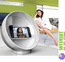 Настольный держатель для Apple iPhone 4S Clingo 07006 Parabolic Sound Sphere