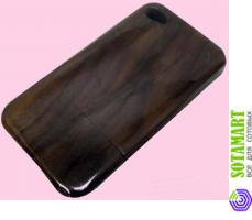 Чехол для Apple iPhone 4 Wooden Case №1