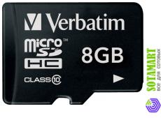 Verbatim MicroSDHC 8GB Class 10