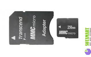Transcend MicroMMC 256MB TS256MMCM