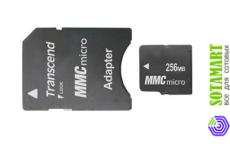 Transcend MicroMMC 256MB TS256MMCM