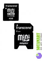 Transcend MiniSDHC 4GB Class 4