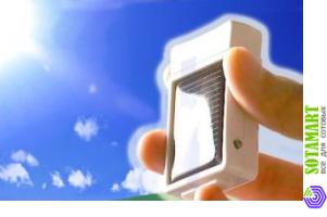 Зарядное устройство от солнечной батареи для Apple iPhone 3G
