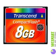 Transcend Compact Flash CF 8GB 133X TS8GCF133