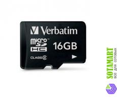 Verbatim MicroSDHC 16GB Class 2