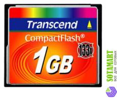 Transcend Compact Flash CF 1GB 133X