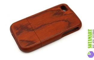Чехол для Apple iPhone 4 деревянный