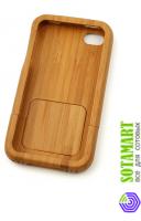 Чехол для Apple iPhone 4 бамбуковый