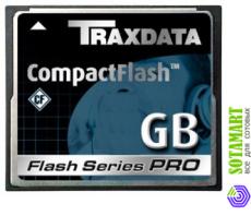 TraxData Compact Flash CF 1GB 80X Series Pro