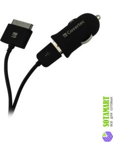 Автомобильное зарядное устройство для Apple iPhone 4 Covertec CCS78