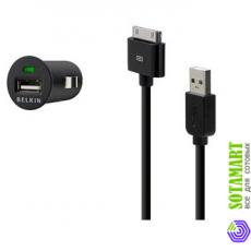 Автомобильное зарядное устройство для Apple iPhone 3GS Belkin F8Z571cw03