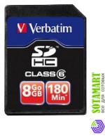Verbatim SD SDHC 8GB Class 6 HD Video